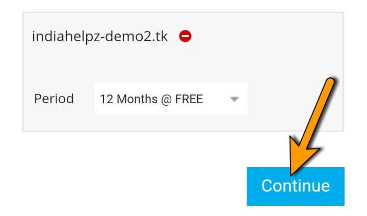 Select Your Free Domain Age